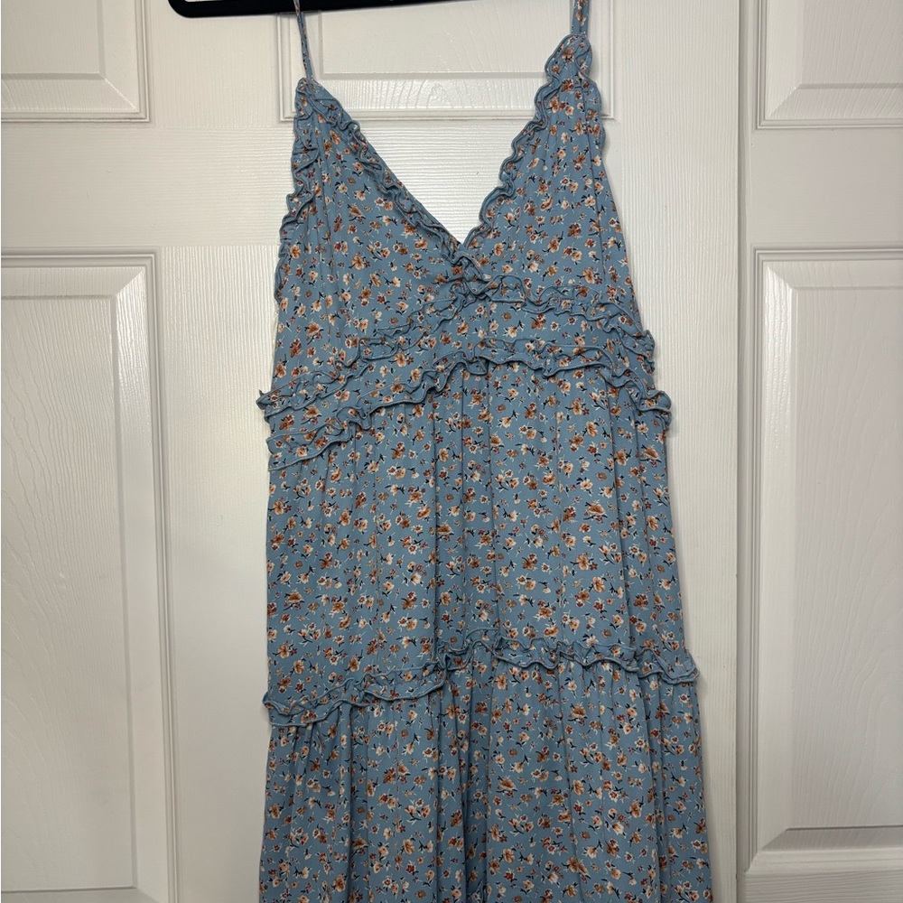 Floral Blue Sundress